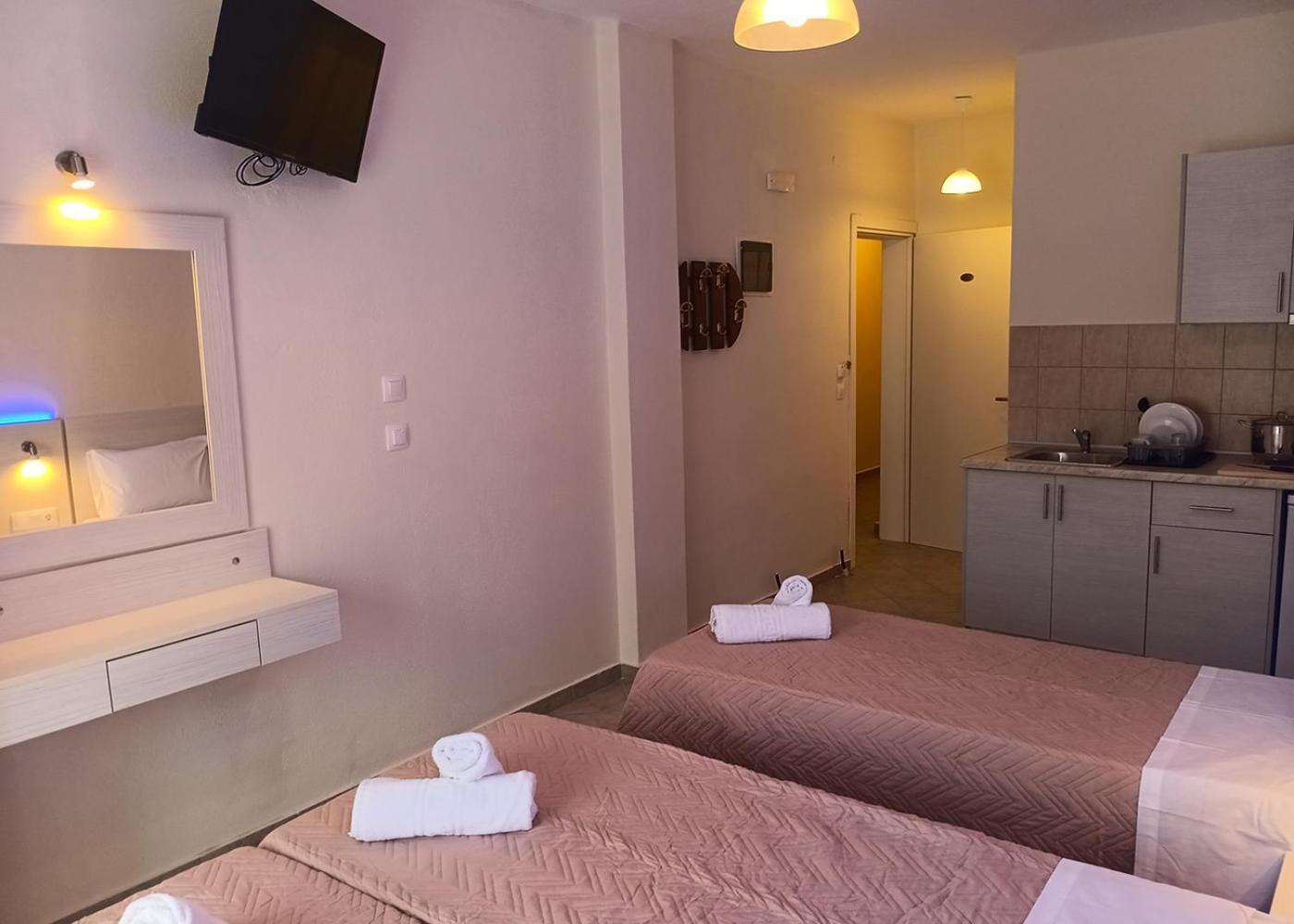 Oasis Blue Inn Лептокария Экстерьер фото